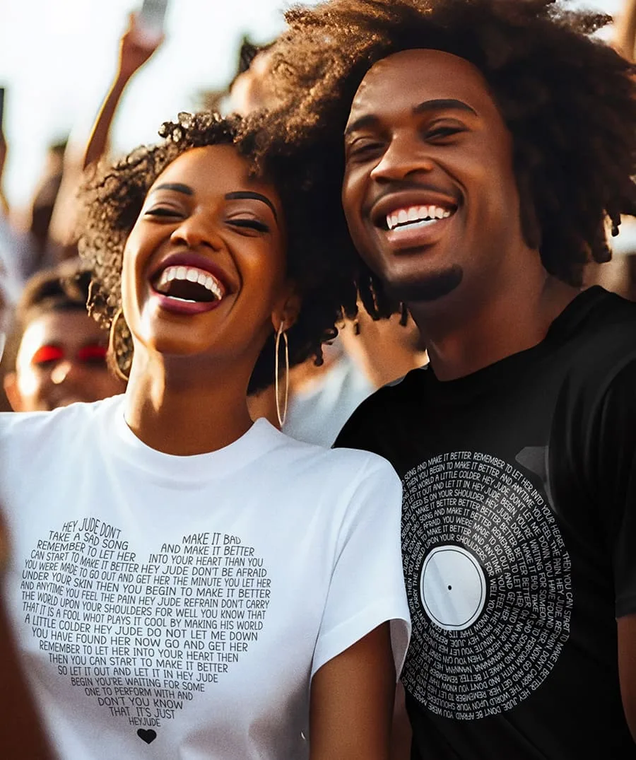 Custom T-Shirt with Lyrics Custom T-Shirt with Lyrics Custom T-Shirt with Lyrics gift for couples