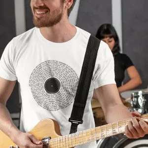 Custom T-Shirt with Lyrics Custom T-Shirt with Lyrics Custom T-Shirt with Lyrics guitars players