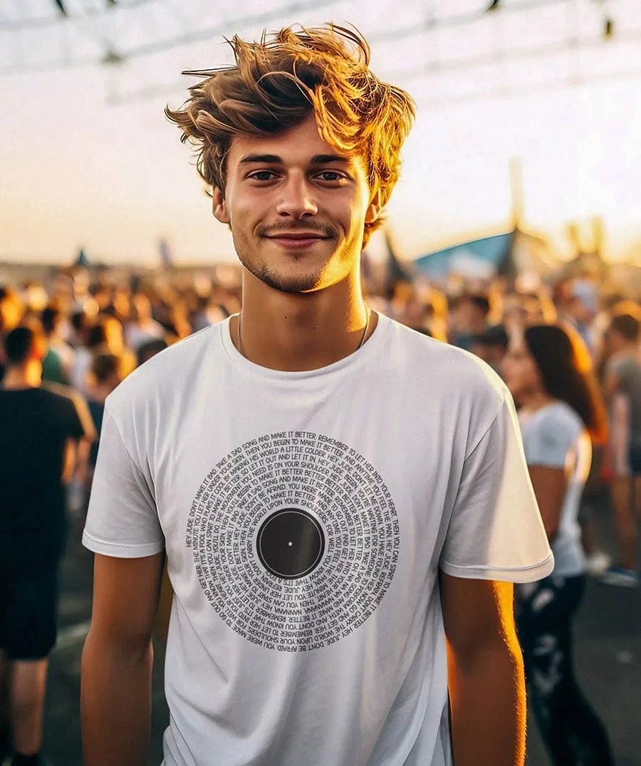 Custom T-Shirt with Lyrics Custom T-Shirt with Lyrics Custom T-Shirt with Lyrics music lovers