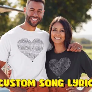 Unique graduation gifts for her | Song Text Graphic Tee