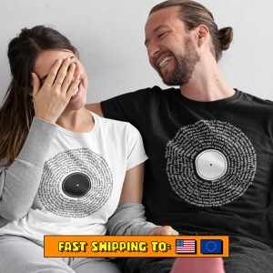 Personalized couple t-shirts | Song Lyrics Apparel