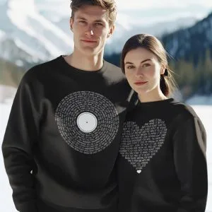 Custom Sweatshirt Lyrics for her and for him