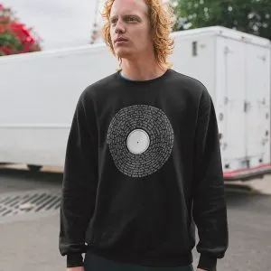 Custom Sweatshirt Lyrics for music lovers