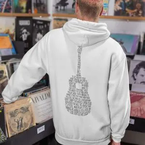 Custom hoodie with lyrics personalized gift for music lovers